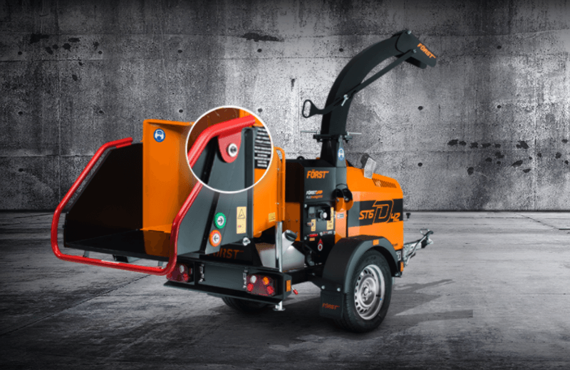 FÖRST FLISHUGGER / KVISTHUGGER ST6D(24 hk)