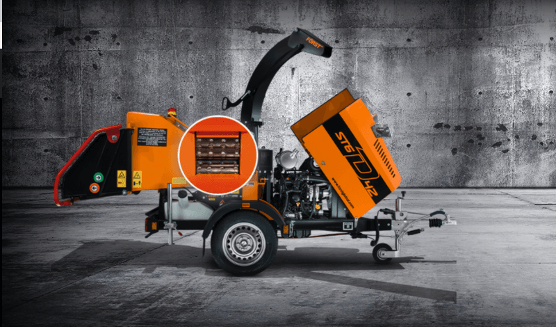 FÖRST FLISHUGGER / KVISTHUGGER ST6D(24 hk)