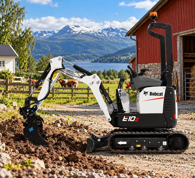 Hovedbilde Rentekampanje! Bobcat E10Z med grave og ...