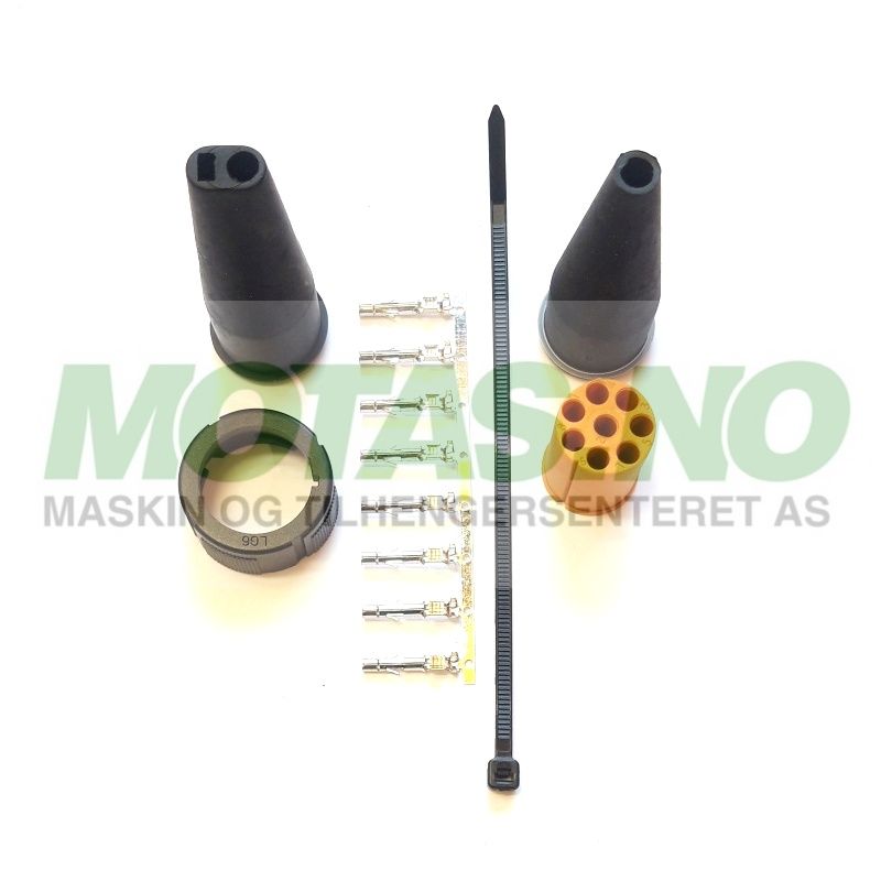 Bajonettkontakt 8-pol hunn Venstre