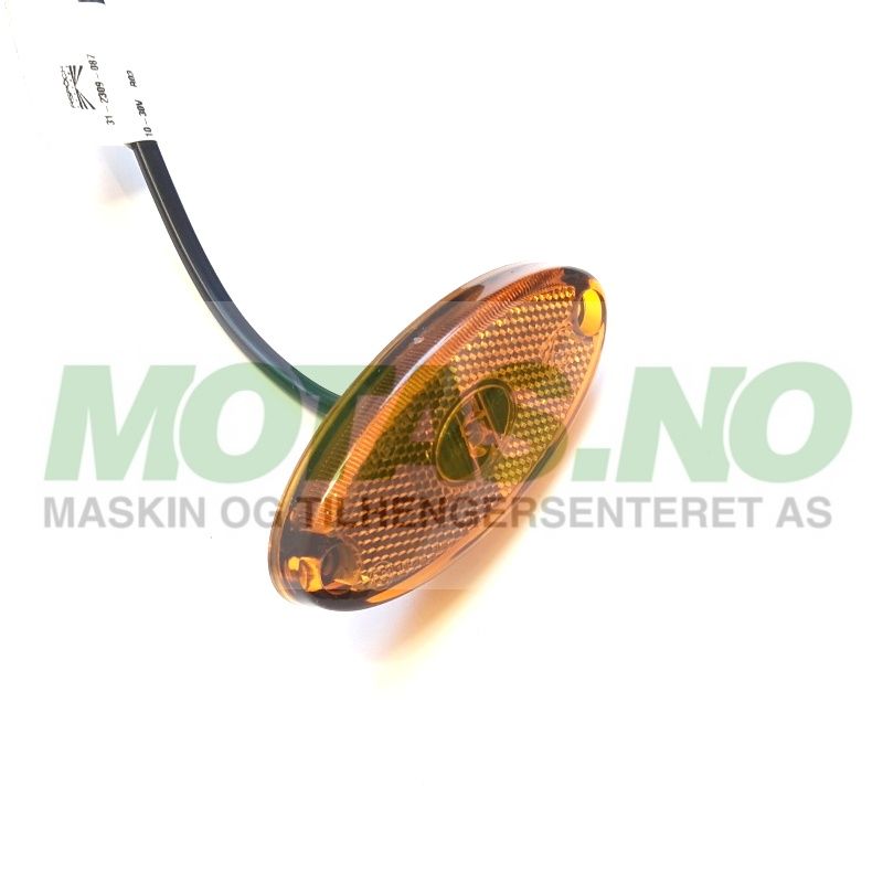 Flatpoint II LED oransje 1m DC