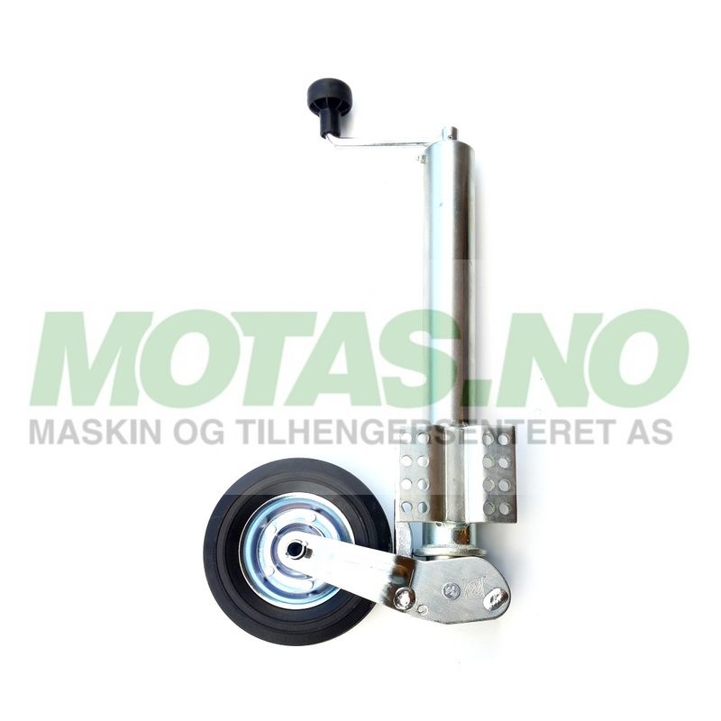 Nesehjul m/vipp 250 kg Flat feste