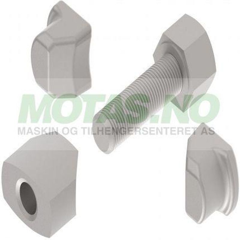 Justeringsskrue sett, Knott 160x35/200x50