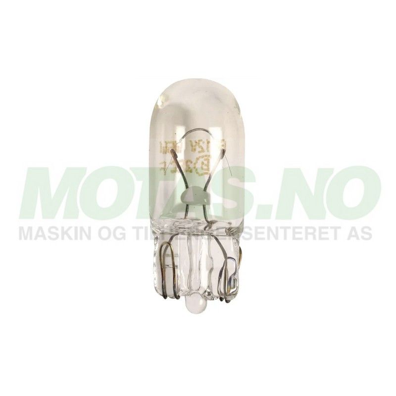 Lyspære 12V/5W W2.1x9.5d