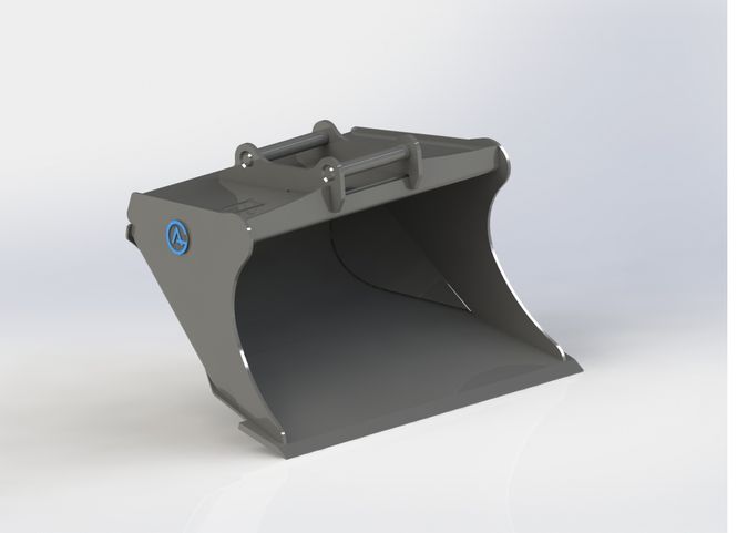 Hovedbilde Pusseskuffe Hydrema, 1200mm 300L