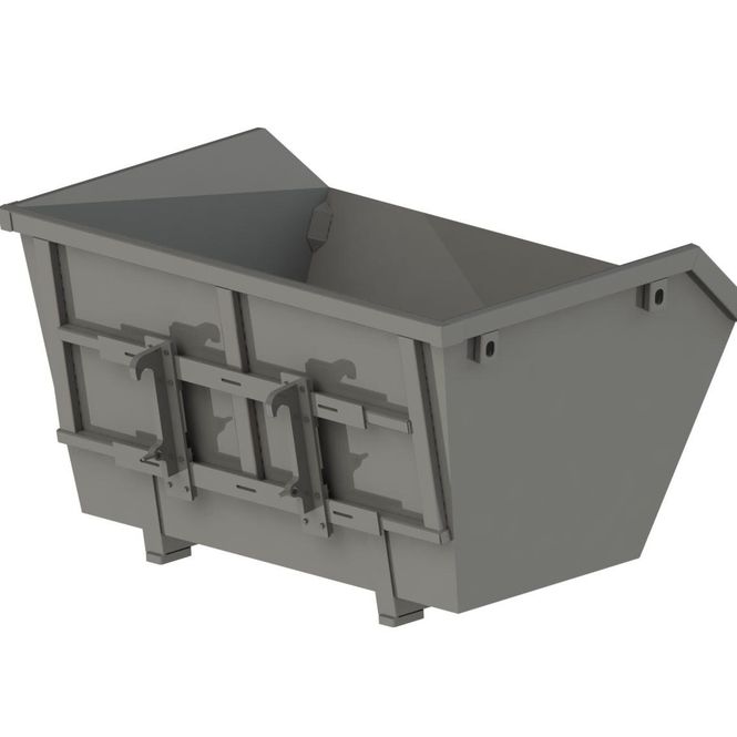 Hovedbilde Container 3 m3 med SMS Trima