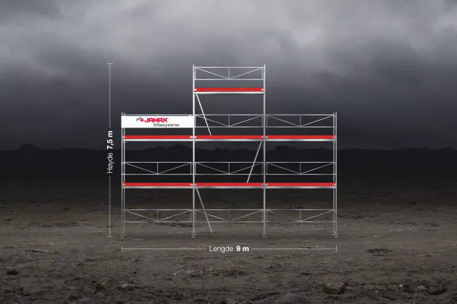 Hovedbilde Jamax Fasadestillas 55,5 m2