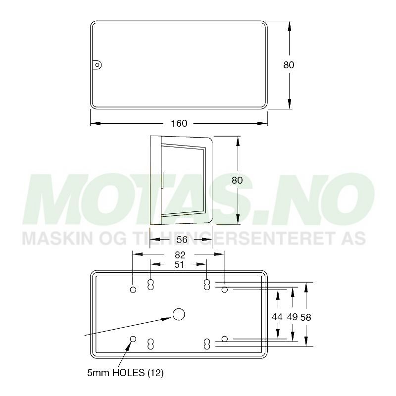 Britax 9003 12V baklykt