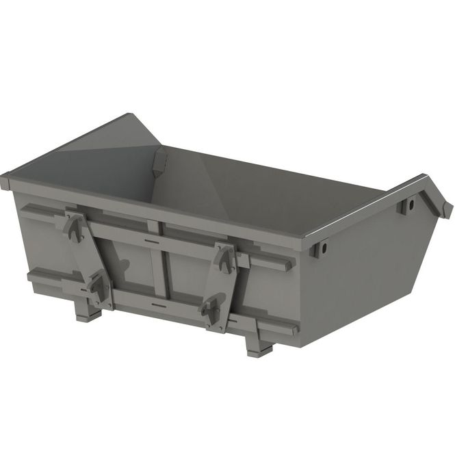 Hovedbilde Container 2 m3 med Euro