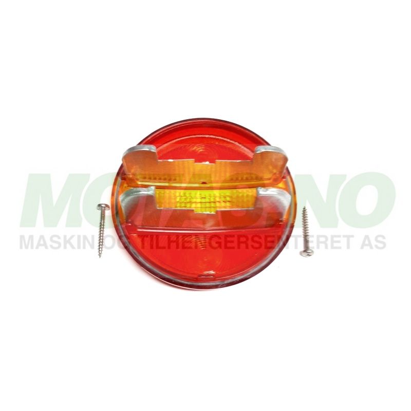 Glass 3-Kammer lampe Ø140mm 