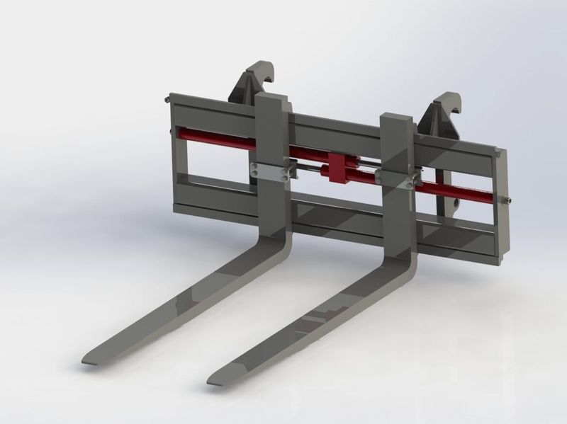  Pallegaffel Trima 1200/1600 -2500kg, Kun spredning