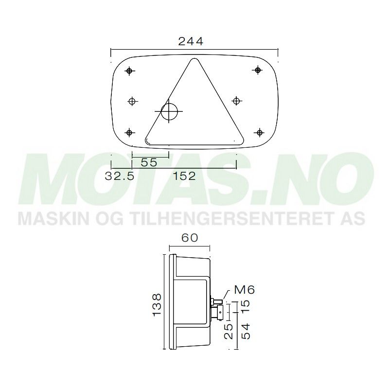 Multipoint III 12V 8-pol Baj. Venstre